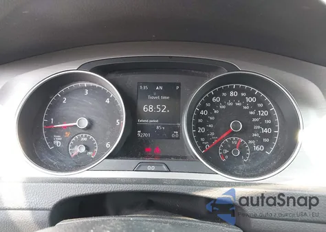 2015 Volkswagen Golf Tdi S 4-Door z USA, uszkodzony, nr VIN 3VW2A7AU4FM021310